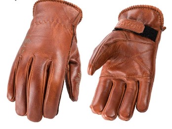 Tattoo Bird Motorradhandschuhe Lady (Cognac)