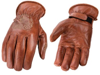 Tattoo Skull Handschuhe (Beige)