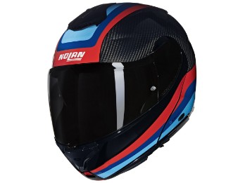 X-1005 Ultra Carbon Gran Tour 348 Motorradhelm (Schwarz/Blau/Rot)