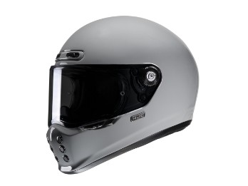 V10 Solid Motorradhelm (Grau)