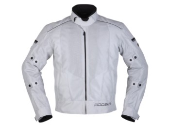 Veo Air Motorradjacke Kurzgröße (Hellgrau)