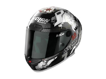 X-804 RS U.C. Replica C. Checa Integralhelm (Carbon/Silber)