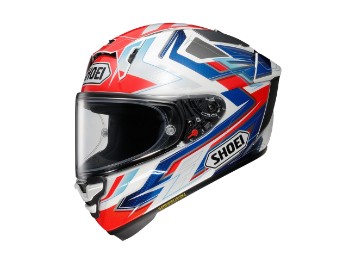 X-SPR Pro Escalate Integralhelm (rot/weiß/blau)