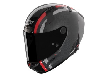 X-804 RS U.C. Gemini Motorradhelm (Carbon/Schwarz/Rot/Anthrazit)
