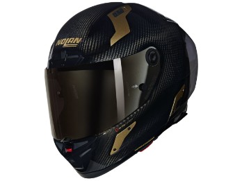 X-804 RS Ultra Carbon Aureo 330 Motorradhelm (Schwarz/Gold/Carbon)
