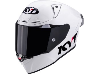 R1R Plain Motorradhelm (Weiß)