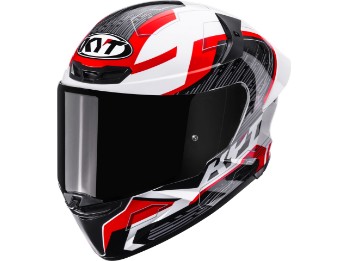 TT-Revo Speeding Motorradhelm (Weiß/Rot/Schwarz)