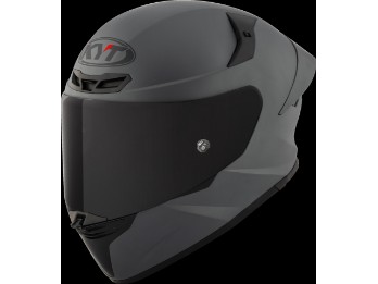 TT-REVO Plain Matt GRL Grey Motorradhelm (Dunkelgraumatt)