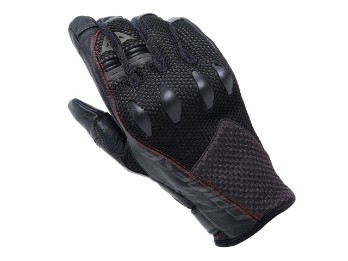 Karakum Ergo-Tek Motorradhandschuhe Herren (Schwarz)