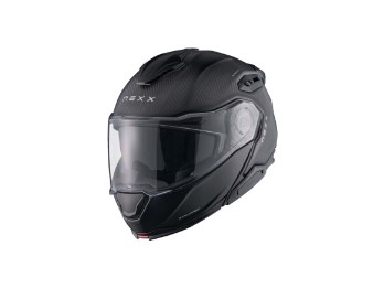 X.Lifetour Zero Pro Carbon Motorradhelm (Schwarzmatt/Carbon)