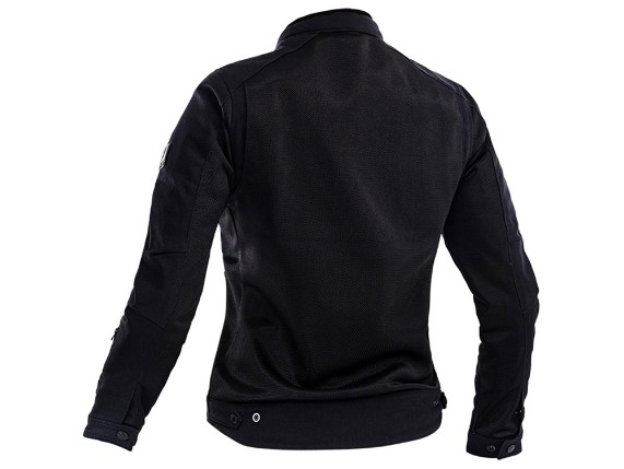 John Doe Aero Mesh perforierte Damen Motorrad Textiljacke