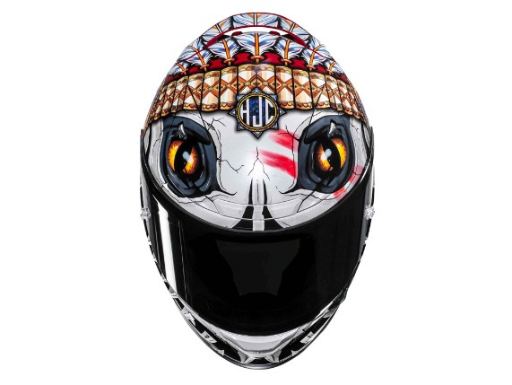 HJC RPHA 12 Kepina Integralhelm (weiß / rot / schwarz)