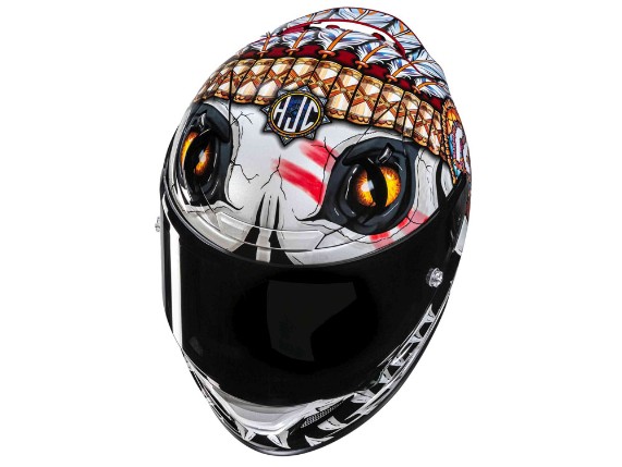 HJC RPHA 12 Kepina Integralhelm (weiß / rot / schwarz)