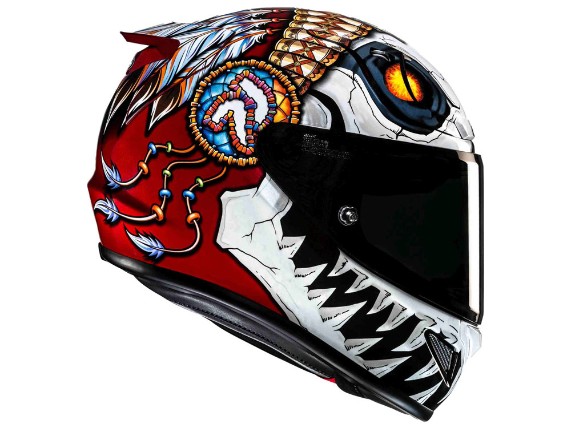 HJC RPHA 12 Kepina Integralhelm (weiß / rot / schwarz)