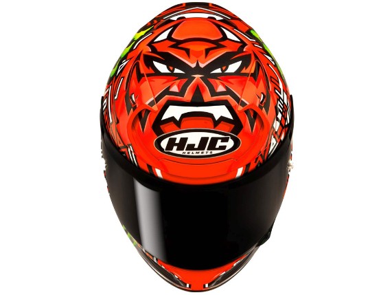 HJC RPHA 12 Quartararo Replica 2 Integralhelm (rot / grün)