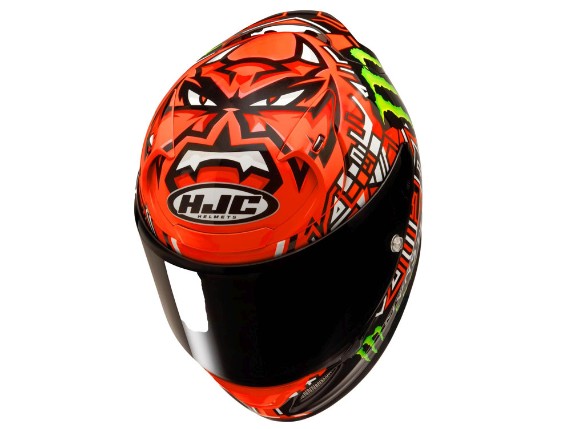 HJC RPHA 12 Quartararo Replica 2 Integralhelm (rot / grün)