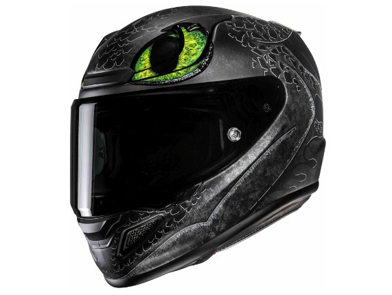 HJC RPHA 12 Toothless II Universal MC4SF Integralhelm (schwarz)