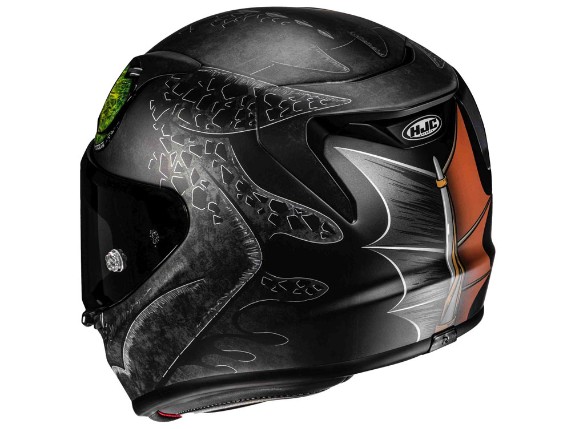 HJC RPHA 12 Toothless II Universal MC4SF Integralhelm (schwarz)