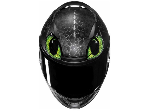 HJC RPHA 12 Toothless II Universal MC4SF Integralhelm (schwarz)