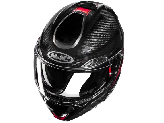 HJC RPHA 91 Carbon Elig Klapphelm (schwarz / carbon / rot)