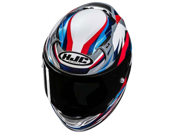 HJC RPHA 12 Dravix MC21 Integralhelm (weiß / rot / blau)