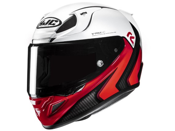 HJC RPHA 12 Kos MC1 Integralhelm (weiß / rot / schwarz)