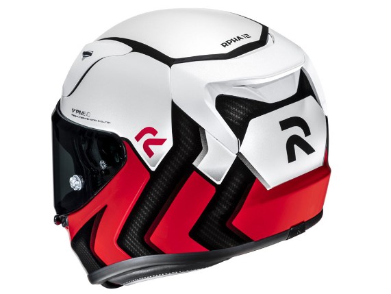 HJC RPHA 12 Kos MC1 Integralhelm (weiß / rot / schwarz)