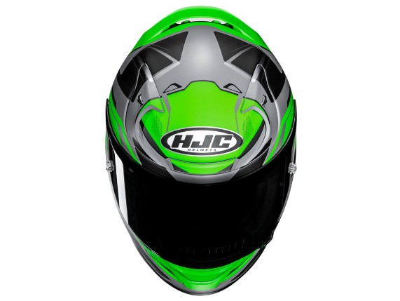 HJC RPHA 12 Brels MC4HSF Integralhelm (grün / grau / schwarz)