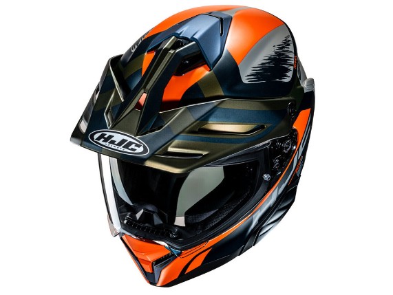 HJC RPHA 60 Quid Endurohelm (orange / schwarz / silber)