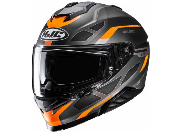 HJC i71 Zest Integralhelm (grau / orange)