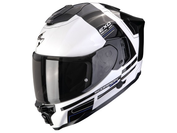 Scorpion Exo-1500 Air Dual Helm weiß/schwarz