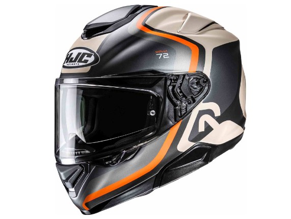 HJC RPHA 72 Ernem MC7SF Integralhelm (schwarz / creme / orange)