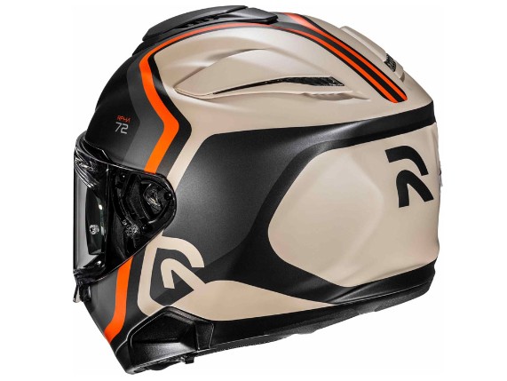 HJC RPHA 72 Ernem MC7SF Integralhelm (schwarz / creme / orange)