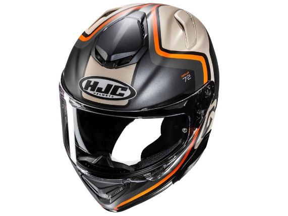 HJC RPHA 72 Ernem MC7SF Integralhelm (schwarz / creme / orange)