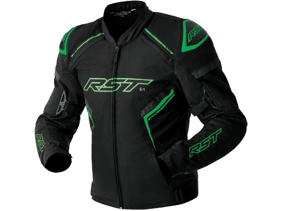 RST S1 D3O Motorradjacke (schwarz / grün)