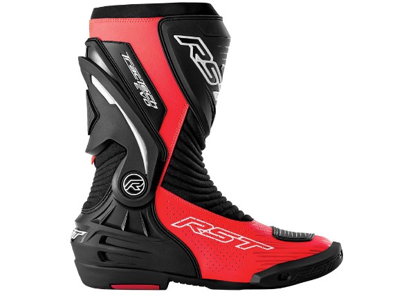 RST Tractech Evo D3O Motorradstiefel (schwarz / rot)