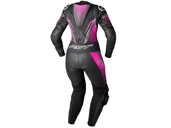 RST Tractech Evo D3O einteilige Lederkombi Damen (schwarz / pink)