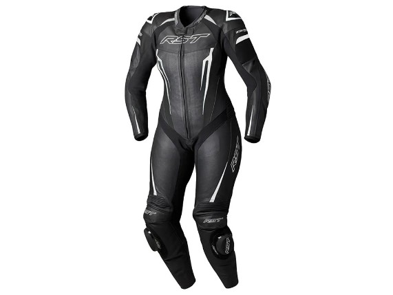 RST Tractech Evo D3O einteilige Lederkombi Damen (schwarz / weiß)