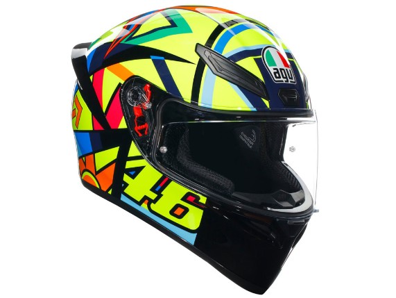 AGV K-1 S Soleluna 2017 Integralhelm (gelb / blau / rot)