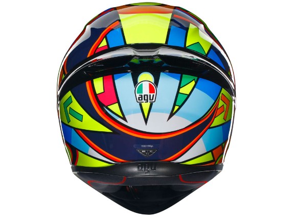 AGV K-1 S Soleluna 2017 Integralhelm (gelb / blau / rot)