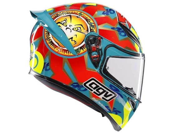 AGV K-1 S Rossi Mugello 1999 2.0 Integralhelm (blau / rot / gelb)