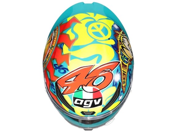 AGV K-1 S Rossi Mugello 1999 2.0 Integralhelm (blau / rot / gelb)