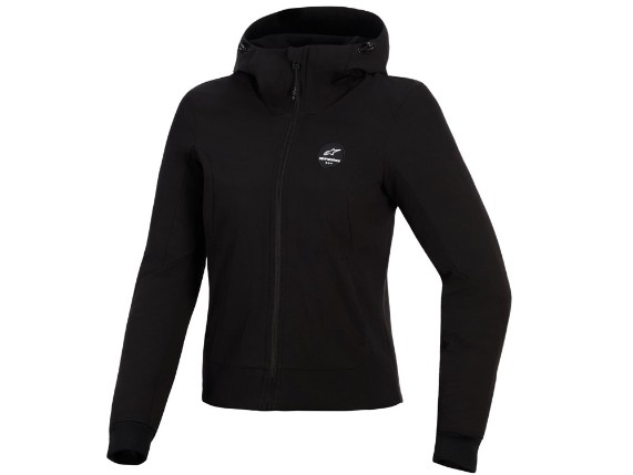 Alpinestars Stella Radium Tech Zip Motorrad Hoodie Damen (schwarz)