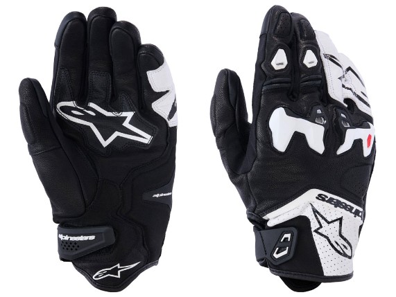 Alpinestars SP-R Tech Motorradhandschuhe (schwarz / weiß)