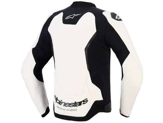 Alpinestars GP Force V2 Leder Motorradjacke (schwarz / weiß)