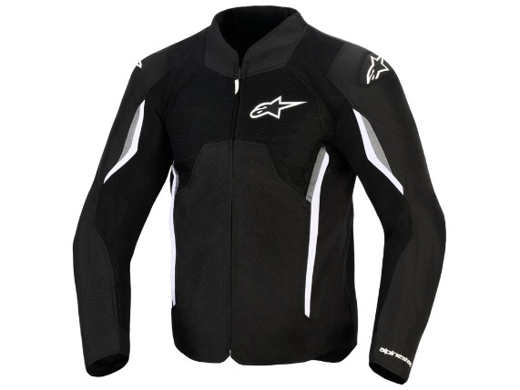 Alpinestars AST V3 Air perforierte Motorradjacke (schwarz / grau / weiß)