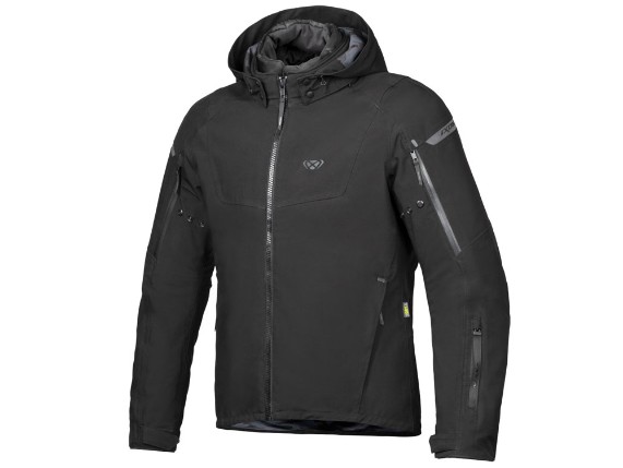 Ixon Burning wasserdichte Motorradjacke (schwarz)