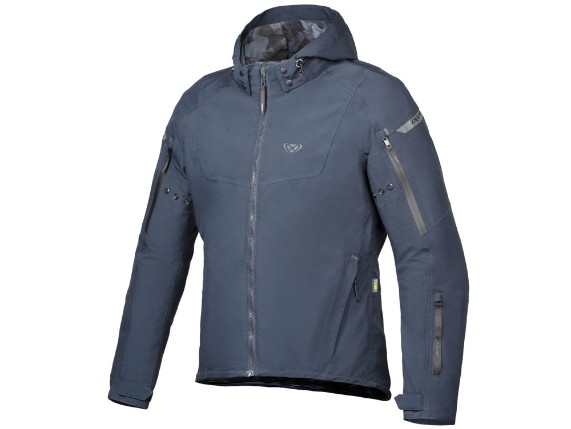 Ixon Burning wasserdichte Motorradjacke (blau)