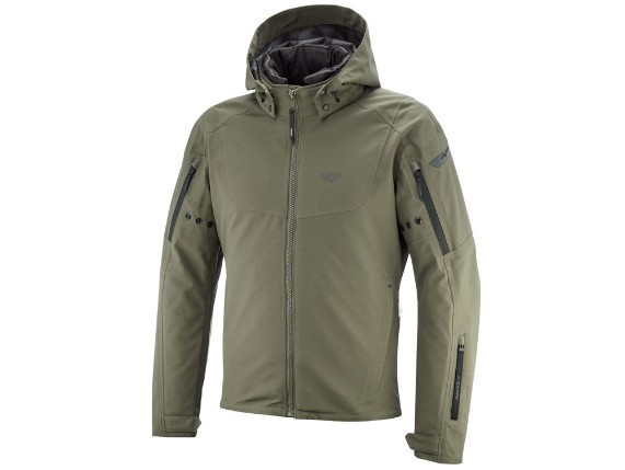 Ixon Burning wasserdichte Motorradjacke (khaki)