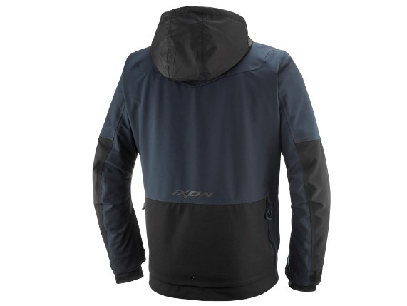 Ixon Asgard wasserdichte Motorradjacke (blau / schwarz)